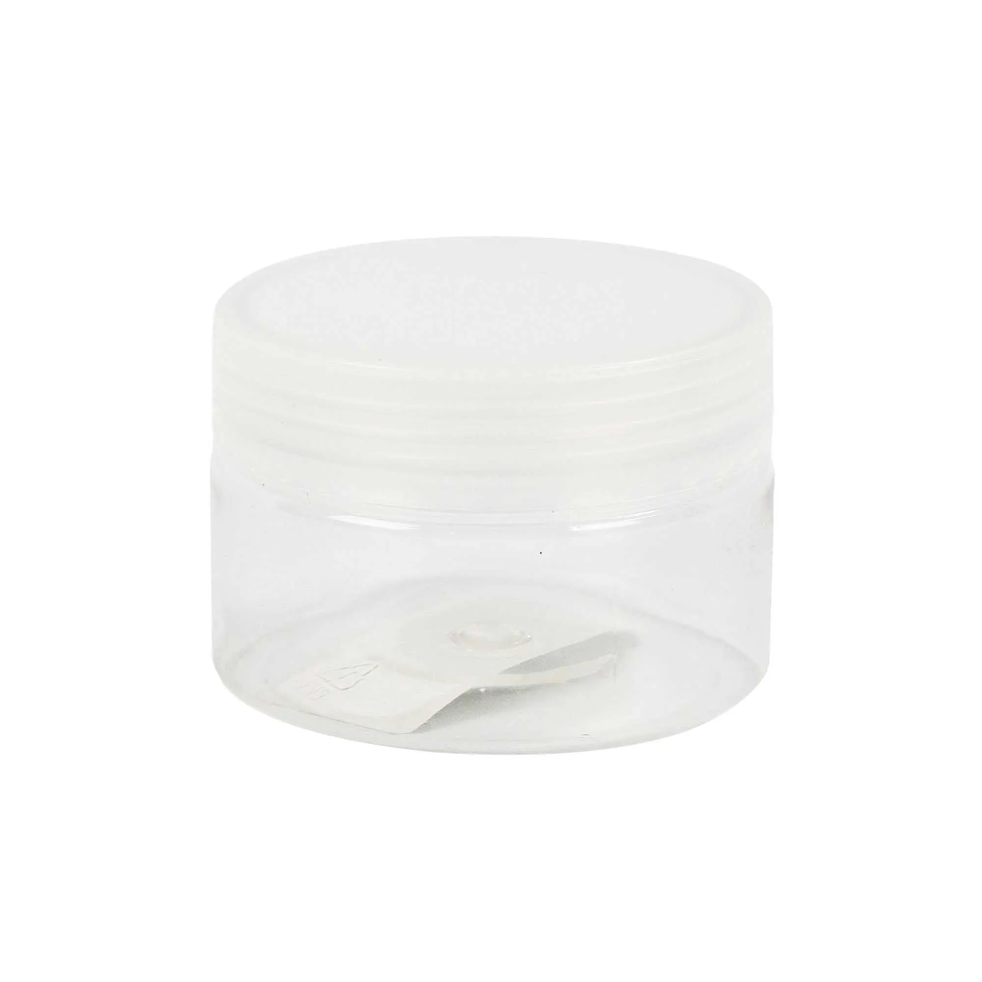 100g PET Plastic Cosmetic Jar with Lid Crystal Clear