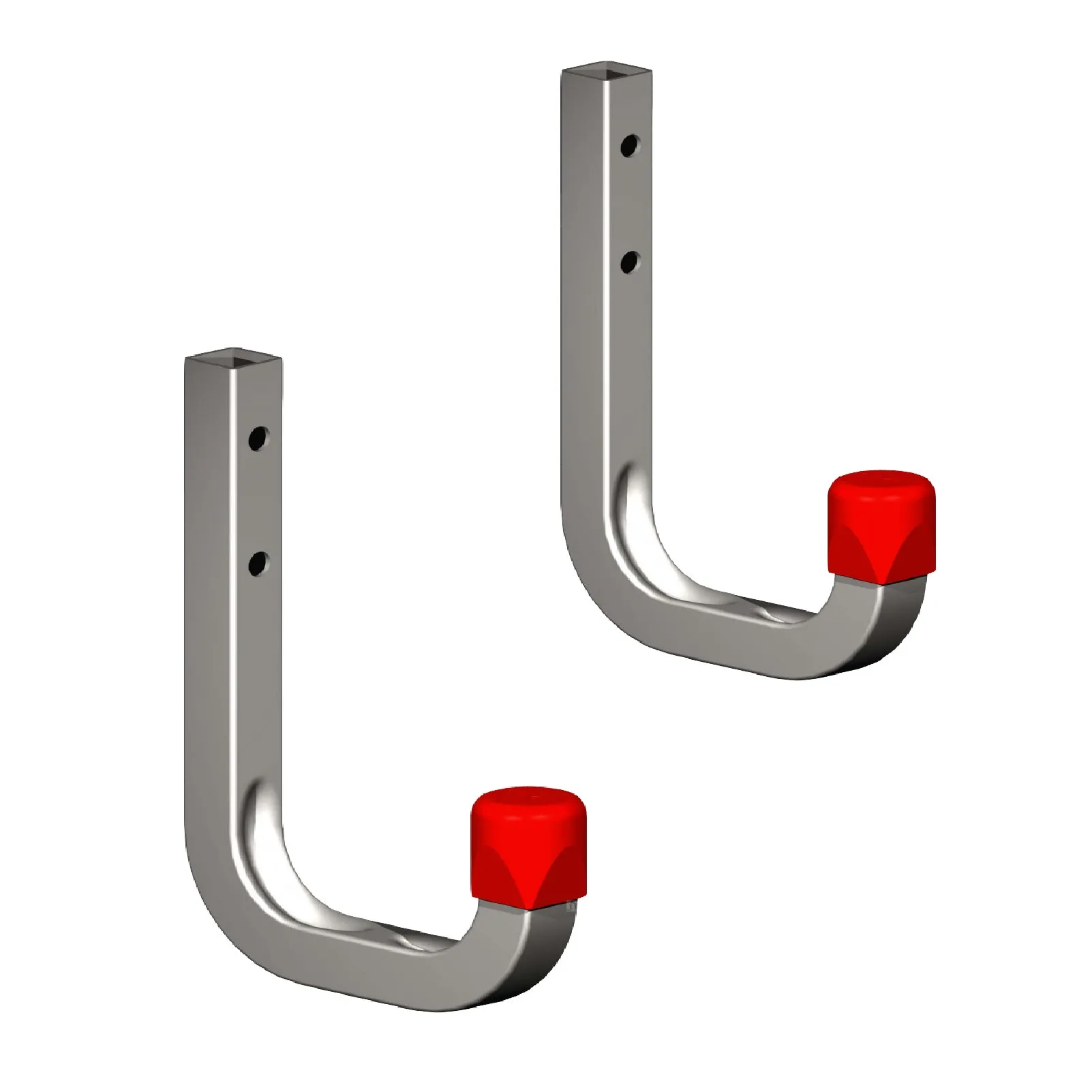 2 x 80mm Storage Wall Hooks 45kg Galvanised Steel