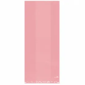 25 Pack New Pink Cello Party Bags - 24cm x 10cm