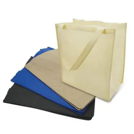 250 ct Large Polypropylene Grocery Tote Bag W/Gusset - By Case