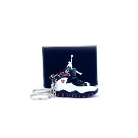 3D Sneaker Keychain- Air Jordan 10 Chicago Pair