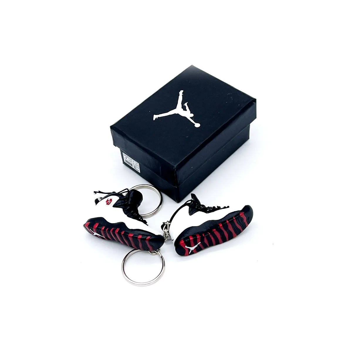 3D Sneaker Keychain- Air Jordan 10 Chicago Pair