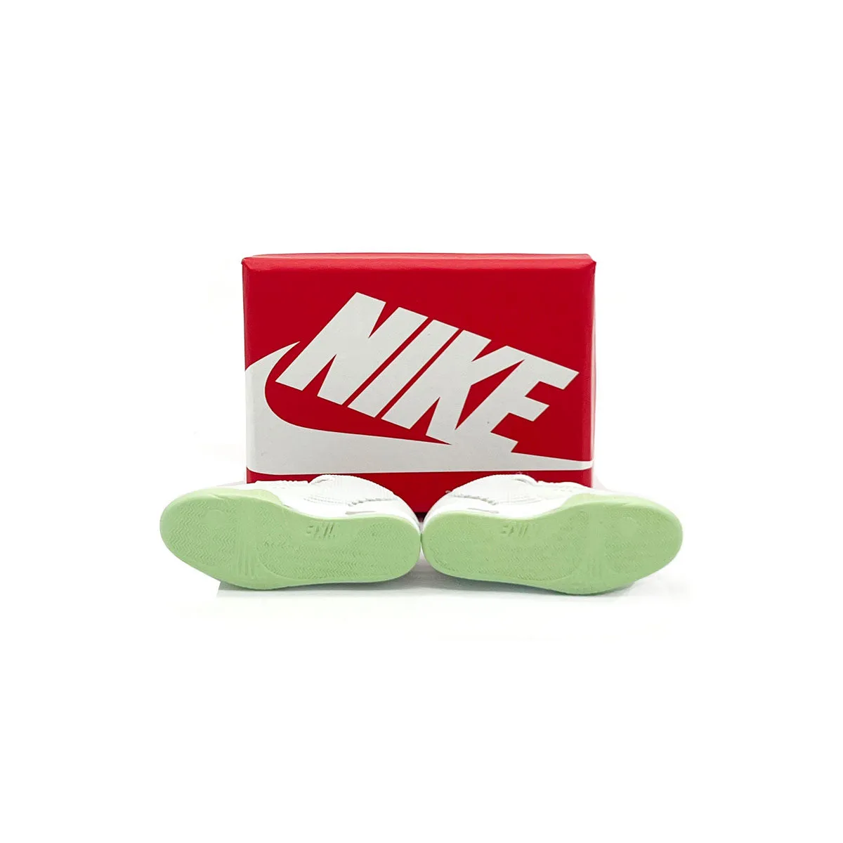 3D Sneaker Keychain- Nike Air Yeezy 2 Pure Platinum Pair