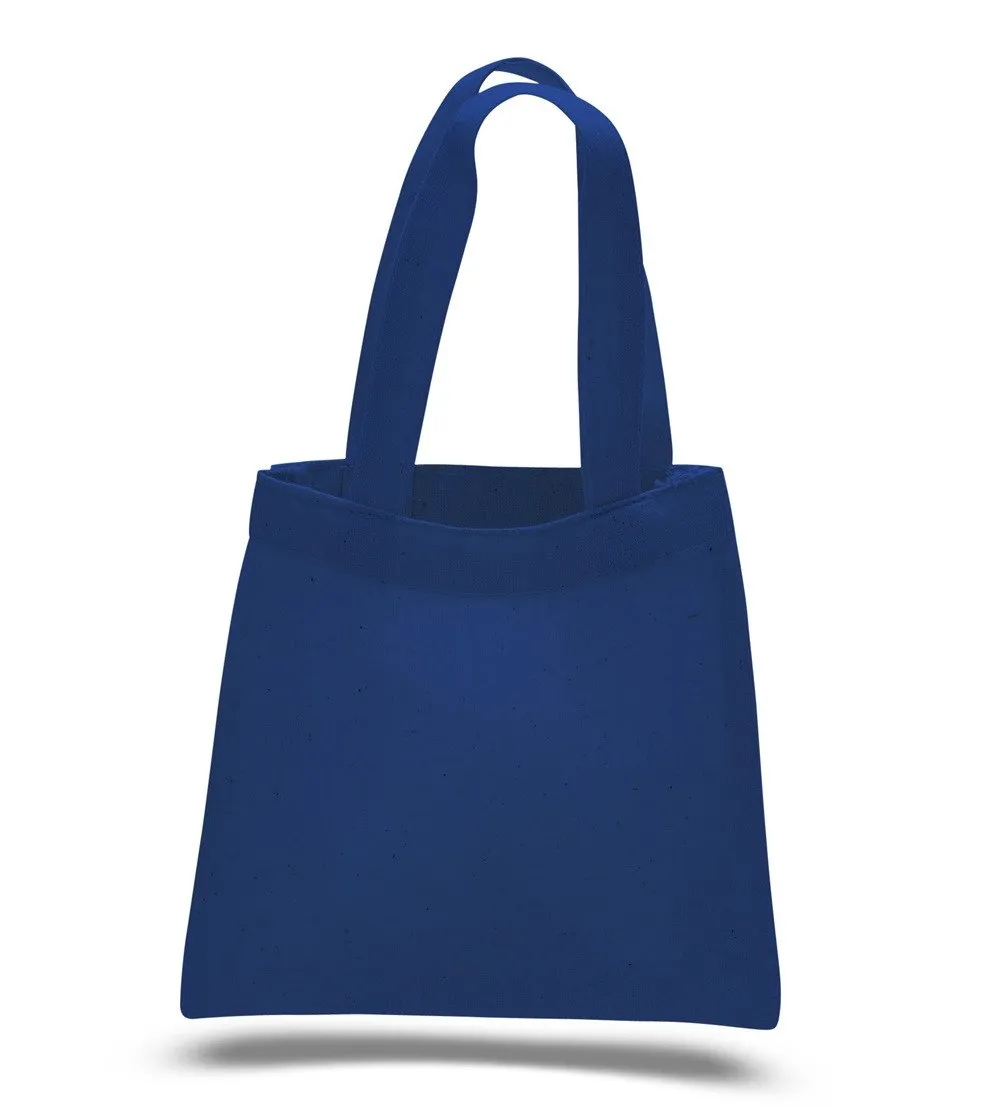 480 ct Bulk Cotton 6" Tote Bags - BY CASE