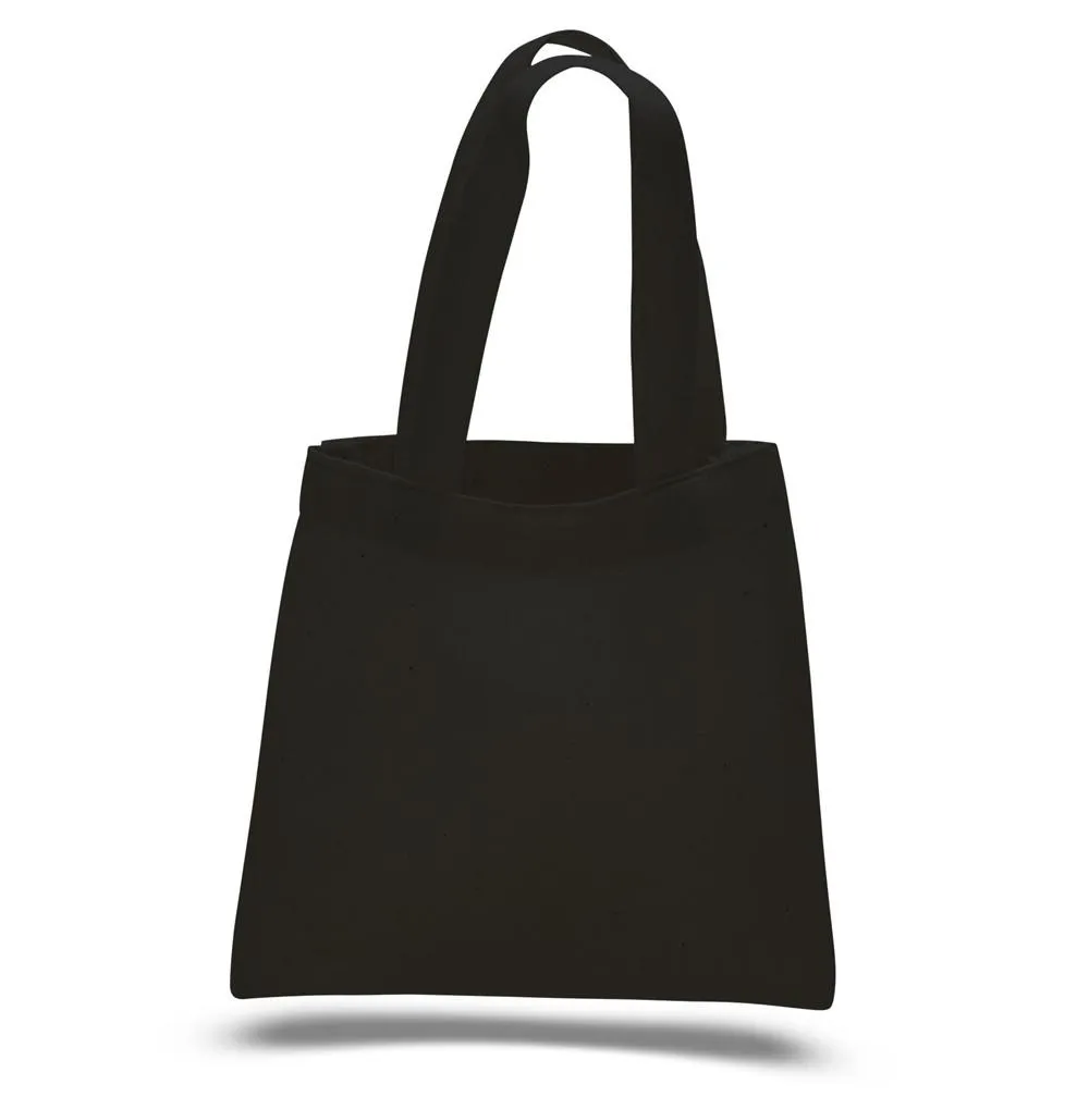 480 ct Bulk Cotton 6" Tote Bags - BY CASE