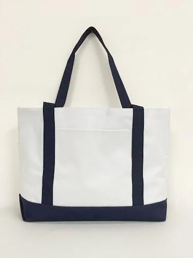 6 ct Grocery Shopping Tote Bag With Large Outside Pocket - By Bundle