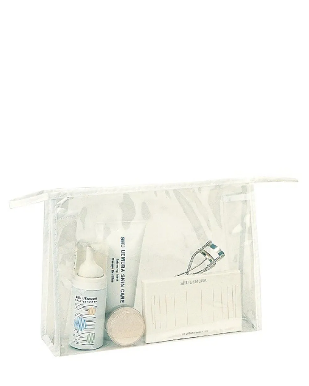 6 ct Zippered Clear Makeup Bag for Travel - By Bundle