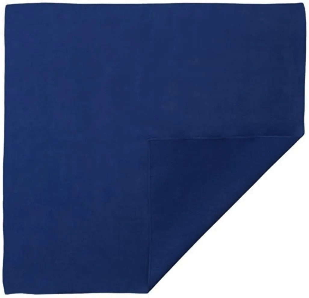 600 ct Polyester Solid Color Economical Bandana - By Case