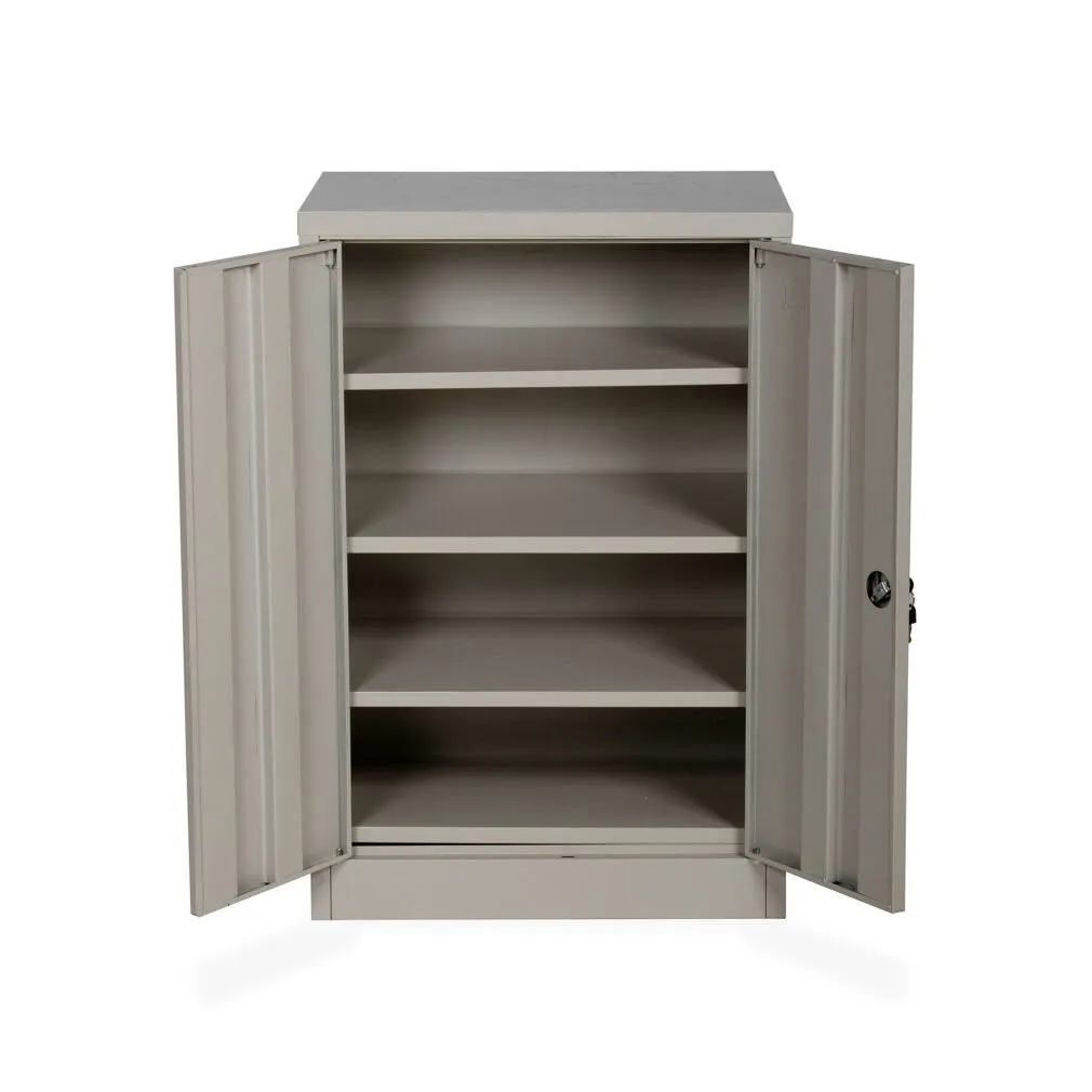 90 X 45 X 180 Cm 2-Door 4 Shelves Steel Office File Cabinet Xg-3