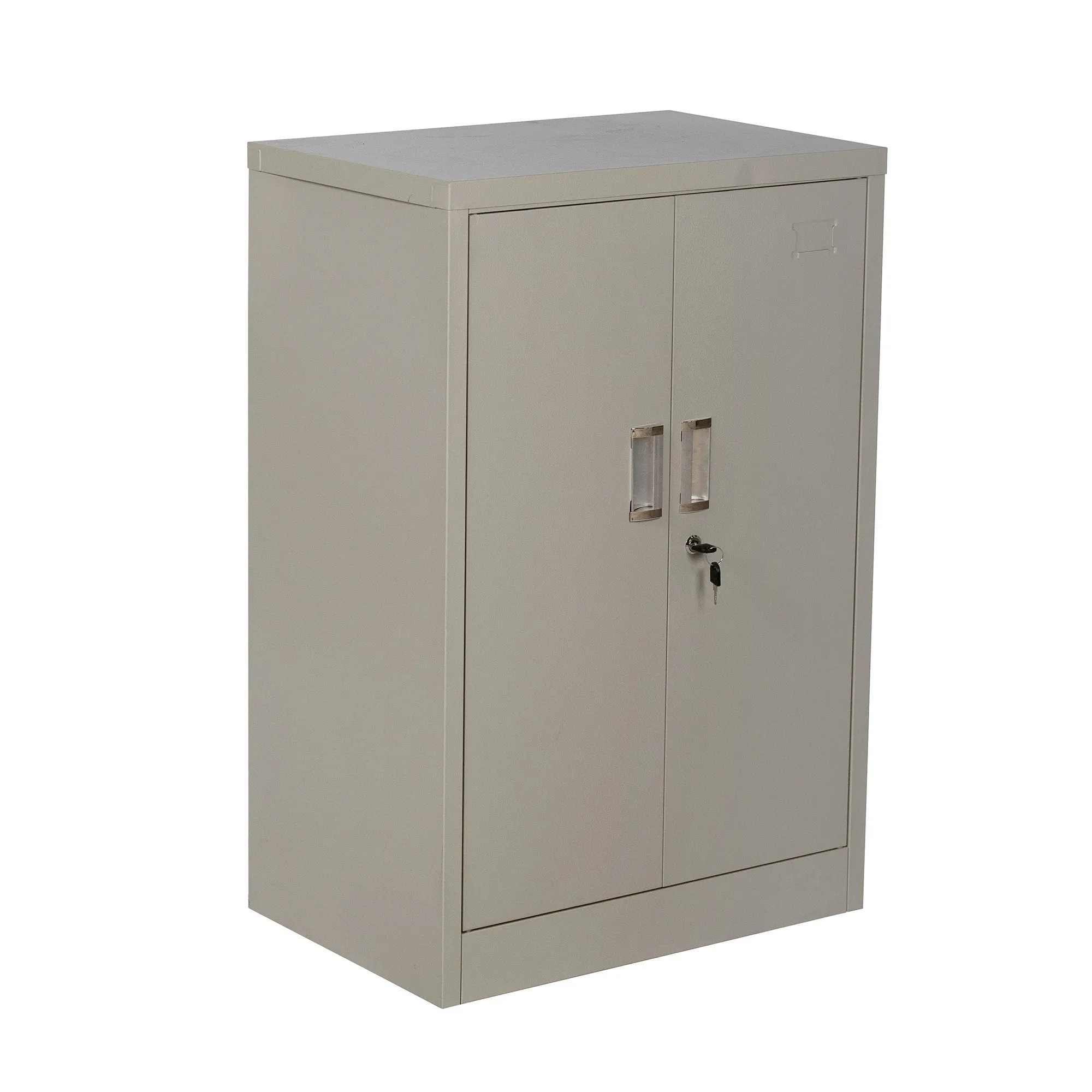 90 X 45 X 180 Cm 2-Door 4 Shelves Steel Office File Cabinet Xg-3