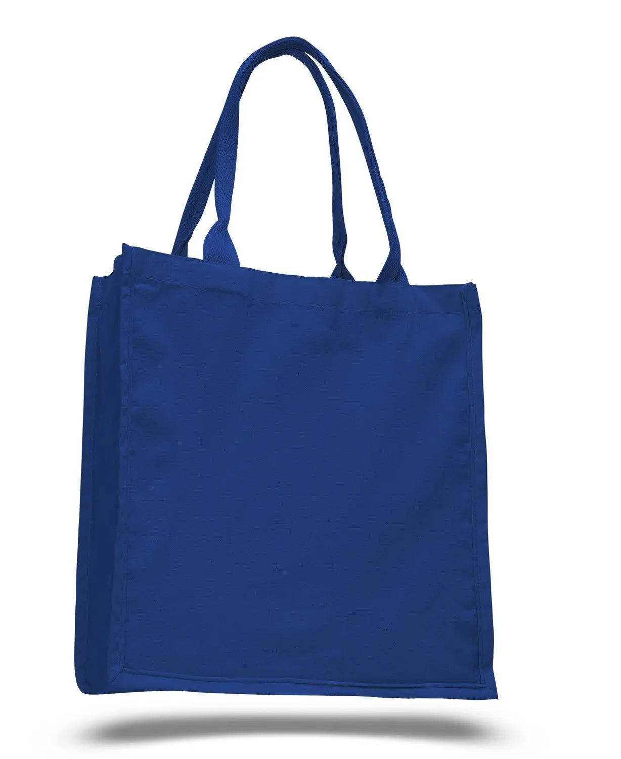 96 ct Fancy 100% Cotton  Shopper Tote Bags Wholesale - By Case