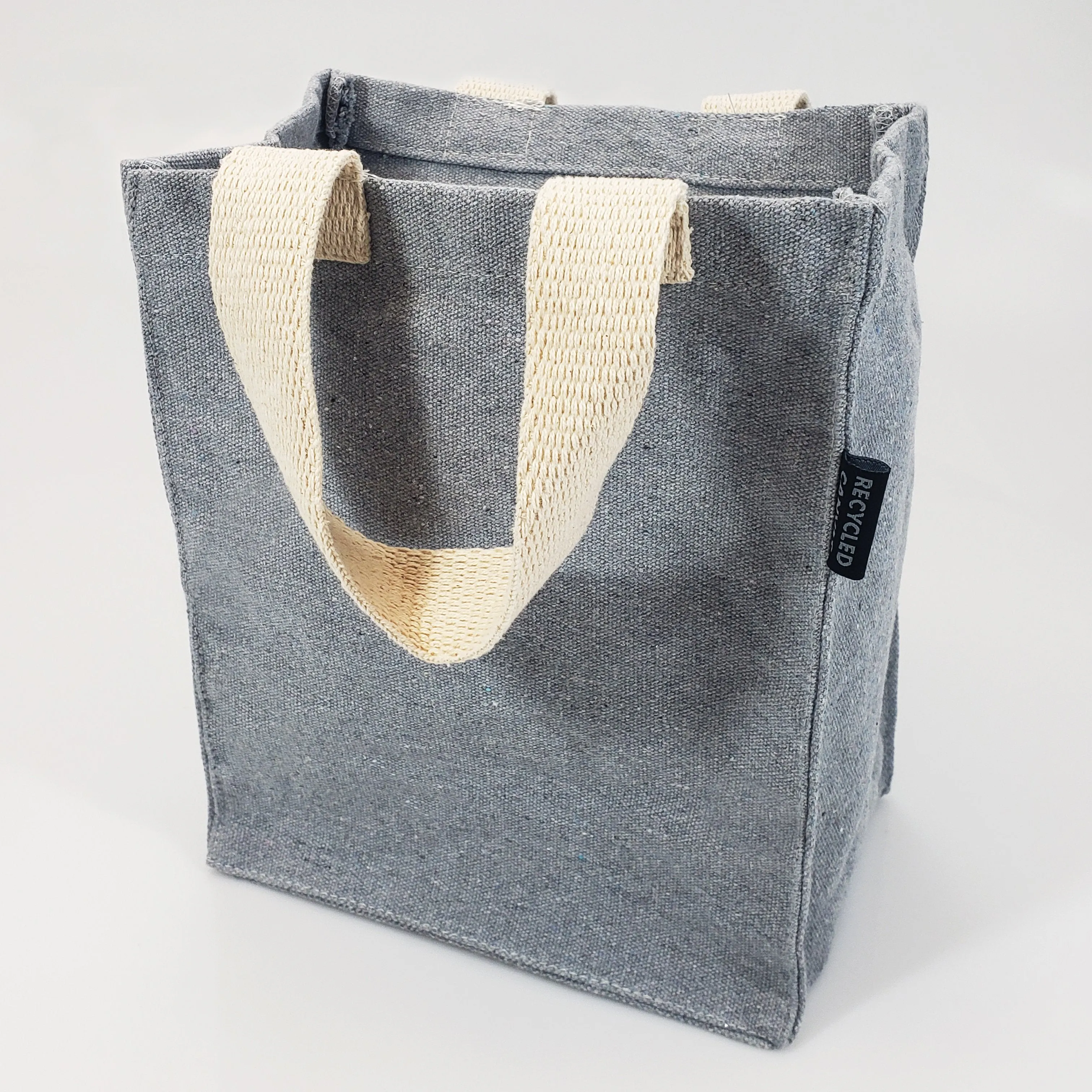 96 ct Recycled Canvas Book Bag with Full Gusset - By Case