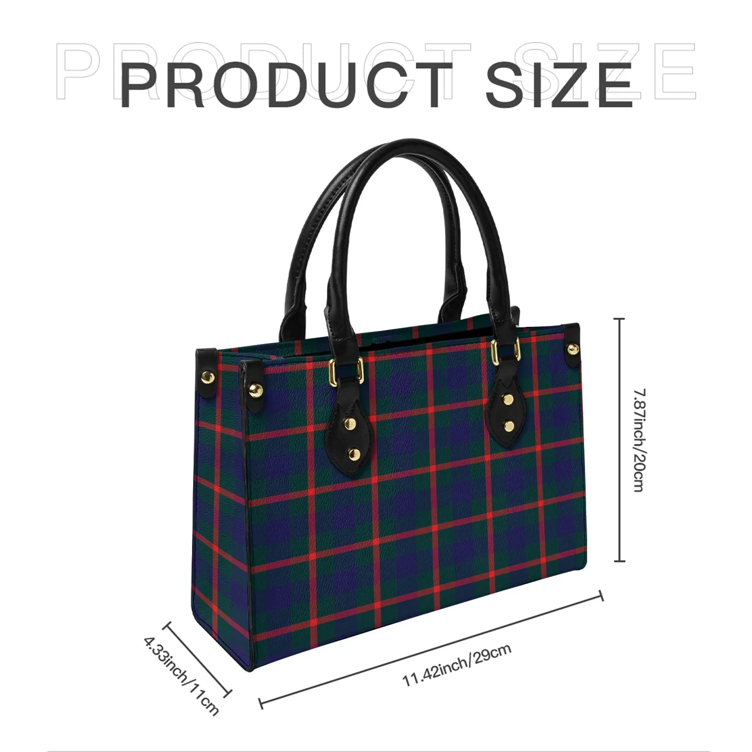 Agnew Tartan Leather Bag