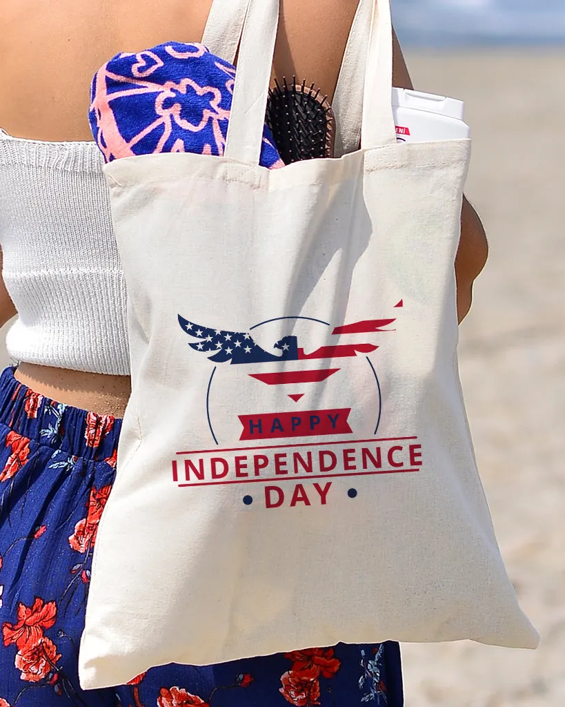 American Eagle Tote Bag - 4th Of July Tote Bags