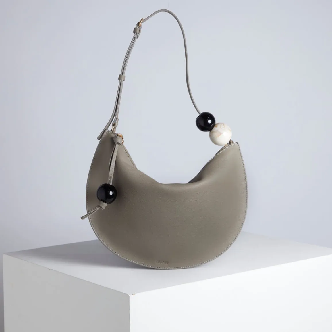 Babalon Moon Taupe Shoulder Bag