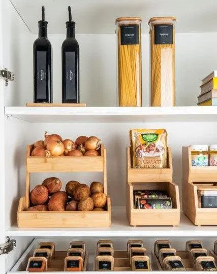 Bamboo Herb & Spice Drawer Organiser