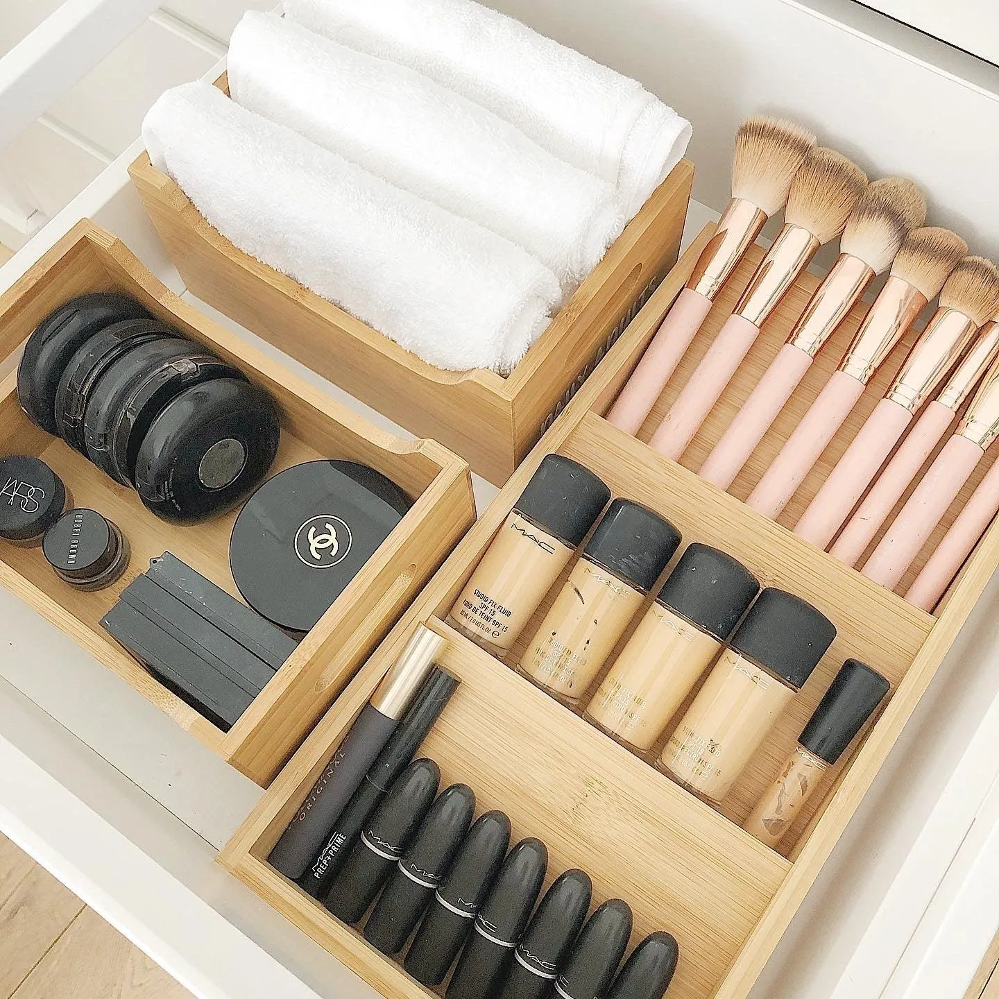 Bamboo Herb & Spice Drawer Organiser