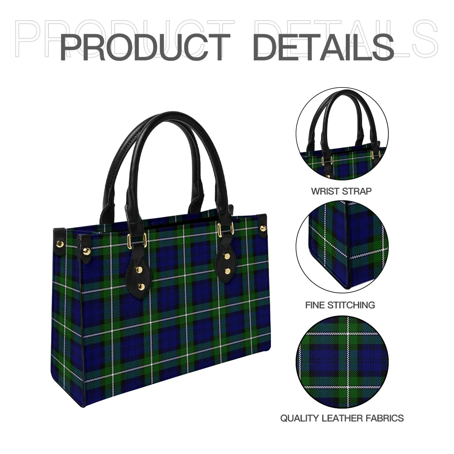 Bannerman Tartan Leather Bag