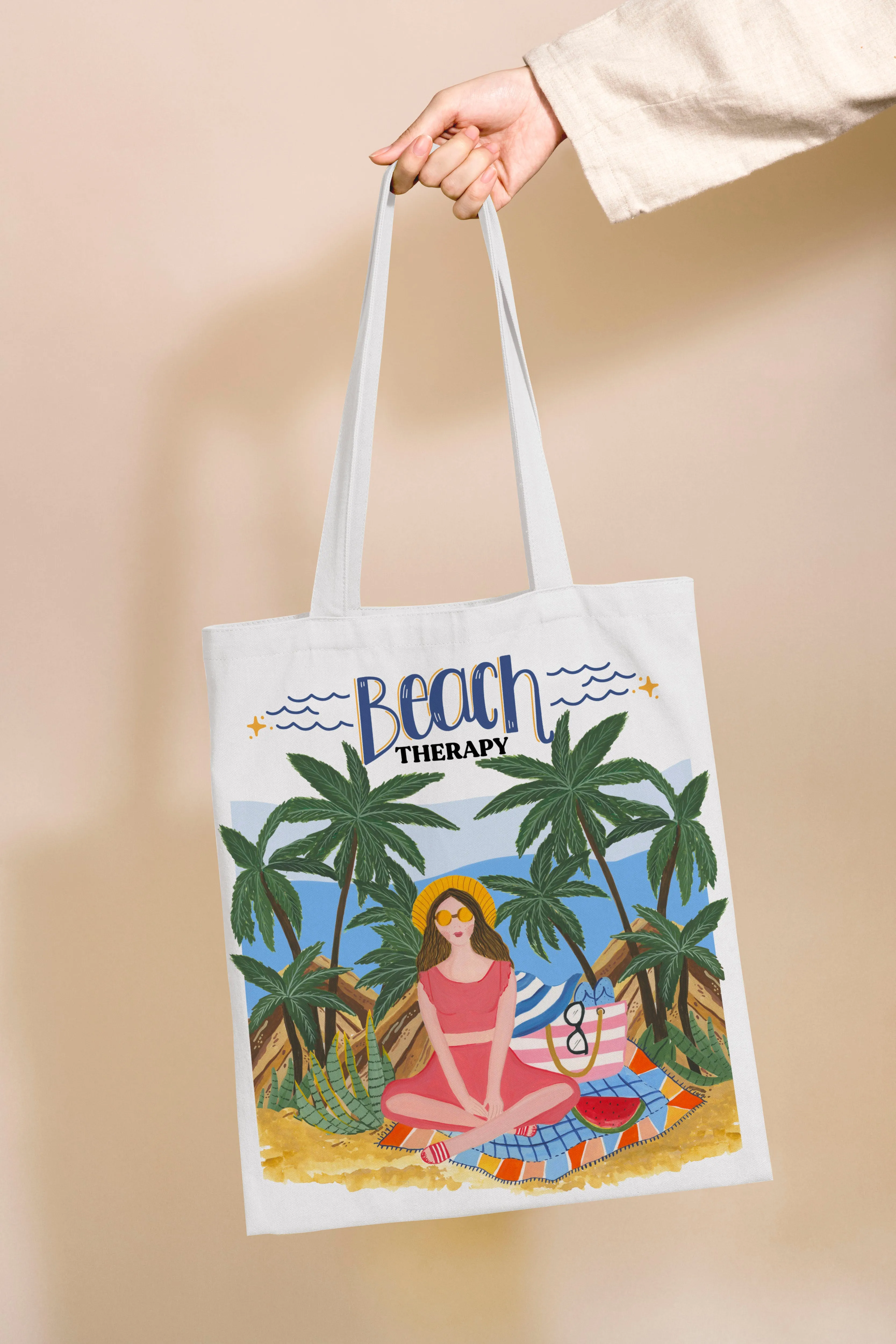 Beach Therapy Tote Bag