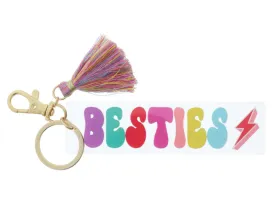 besties acrylic keychain