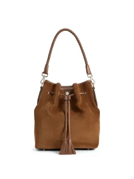 Bibury Bucket Bag - Tan Suede