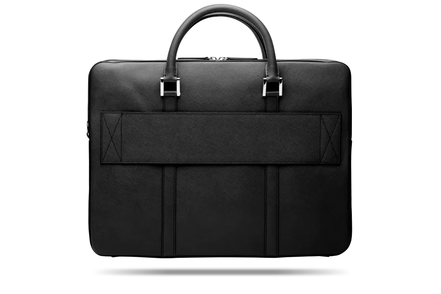 Black Saffiano Briefcase