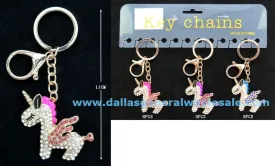 Bling Bling Unicorn Keychains Wholesale