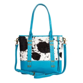 Blue Ridge Carolina Canvas & Hairon Handbag