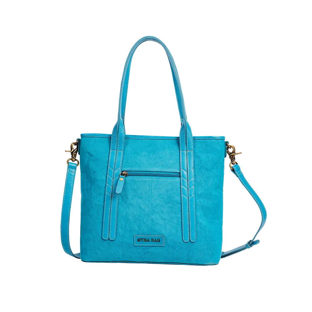 Blue Ridge Carolina Canvas & Hairon Handbag