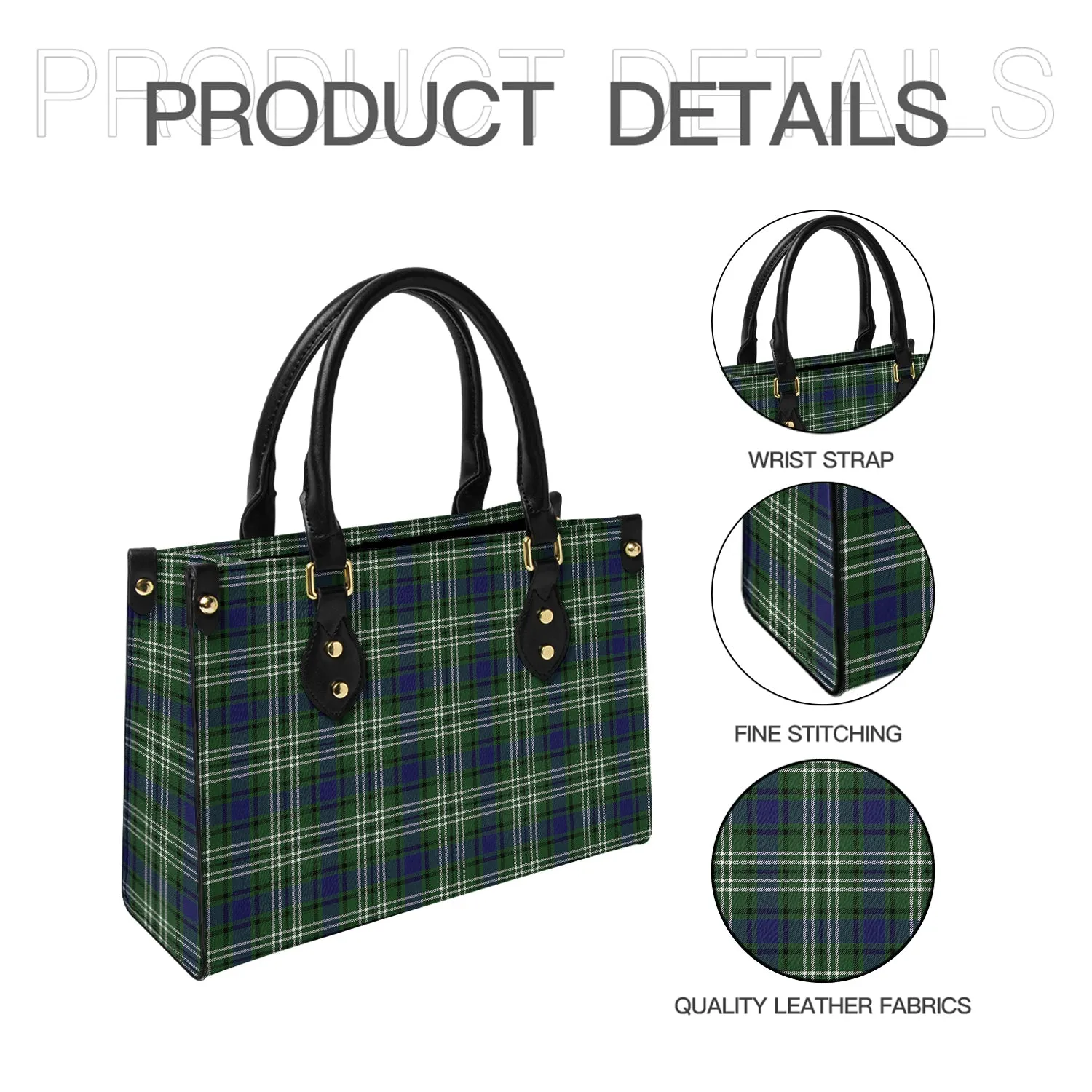 Blyth Tartan Leather Bag