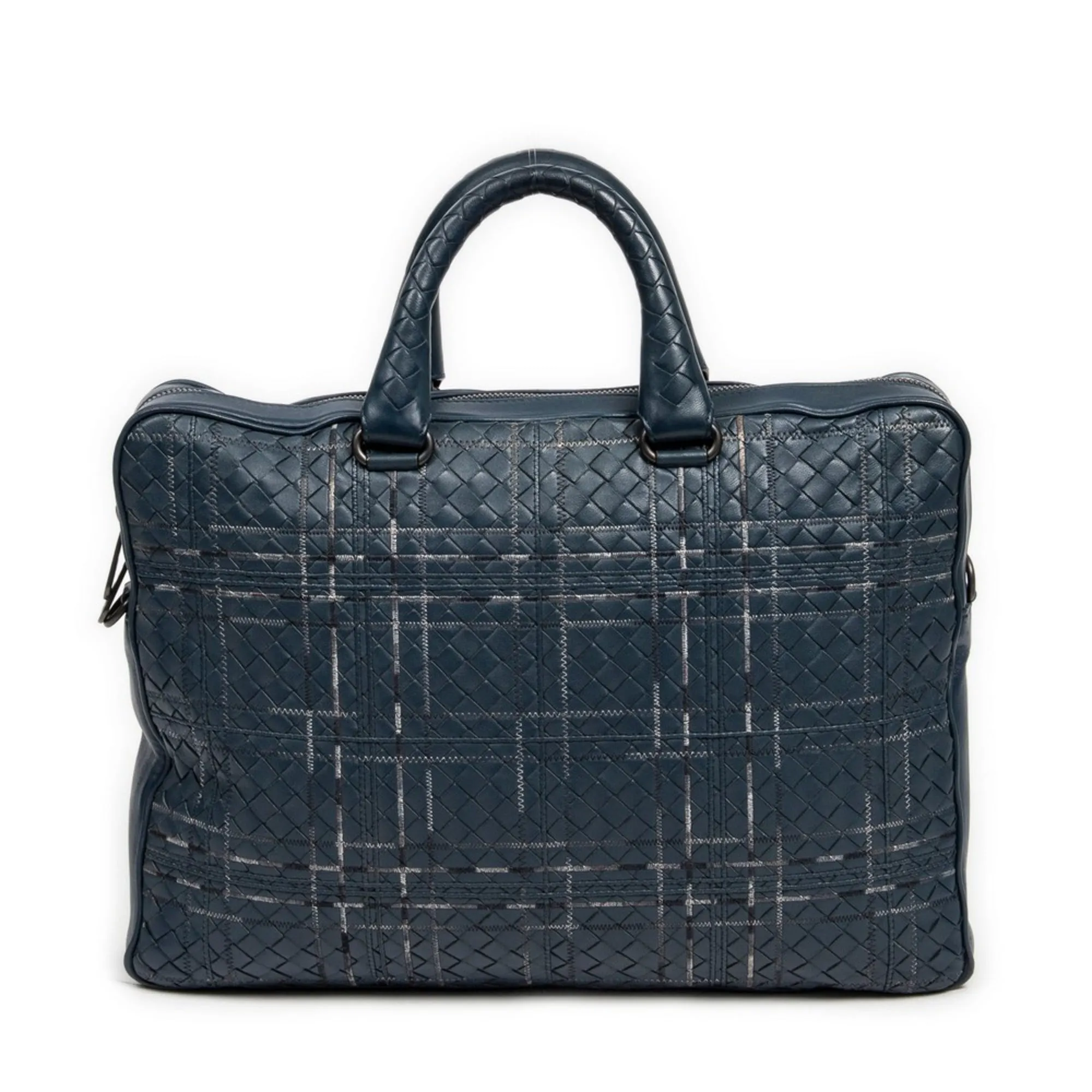 Bottega Veneta Atlas Intrecciato Leather Briefcase