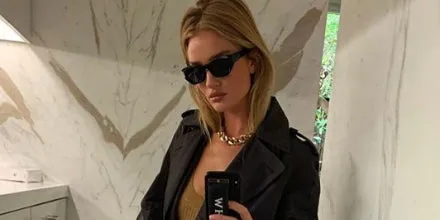 Bottega Veneta BV1035S 001 - As Seen On Rosie Huntington-Whiteley & Billie Faiers