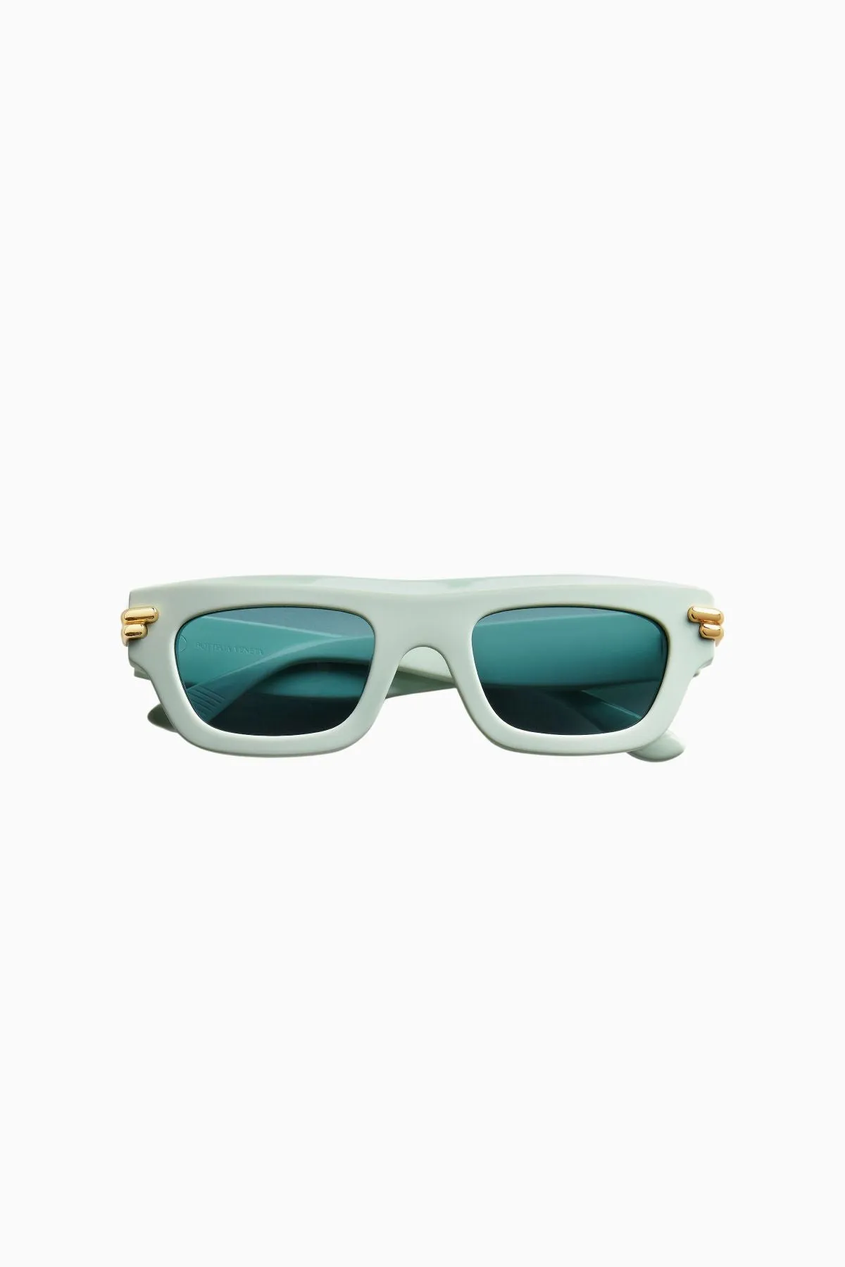 Bottega Veneta Mitre Square Sunglasses - Green