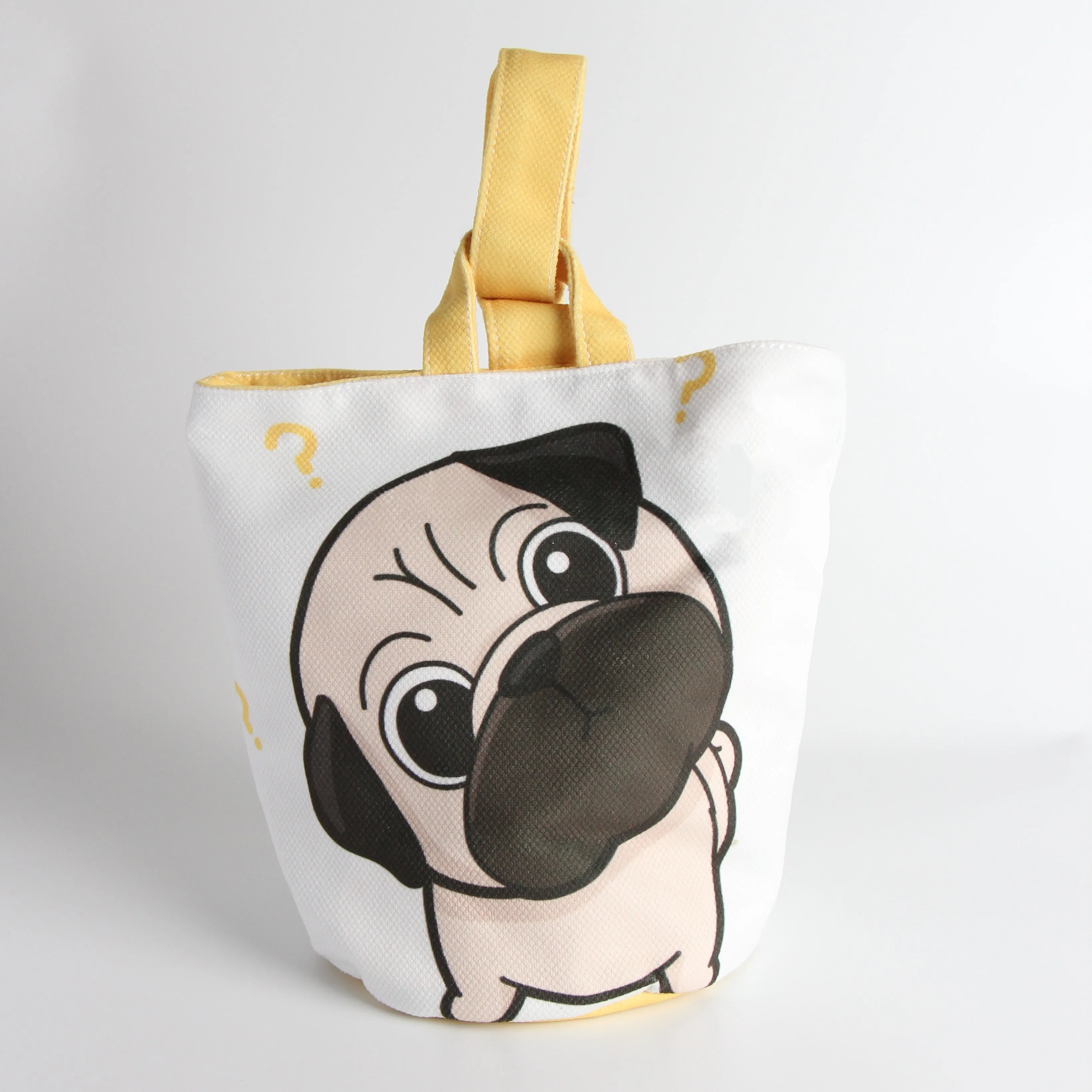 Bucket Handbag with Magnetic Closure - Adorable Dog Breed Designs