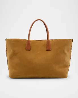 Cabat Large Suede Shoulder Bag