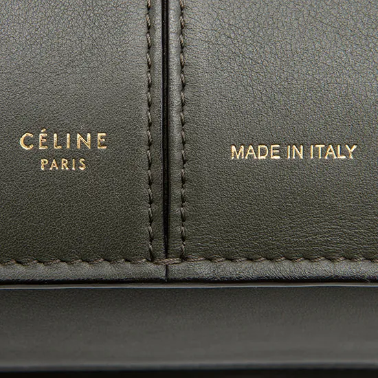 Celine Calfskin Medium Tri-Fold Tote (SHF-23098)