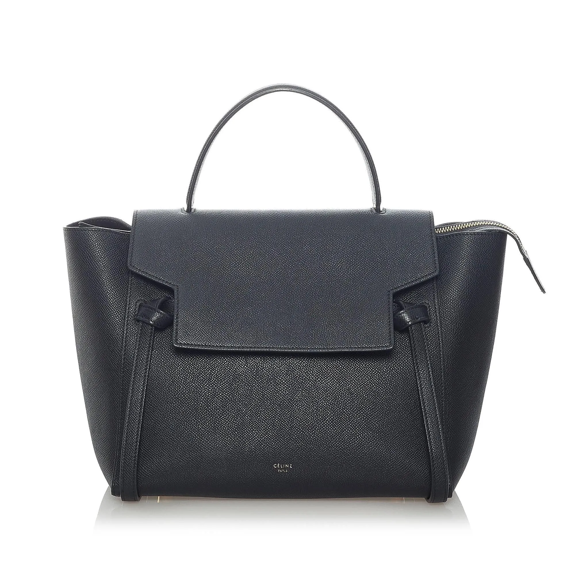 Celine Mini Belt Leather Satchel (SHG-33571)