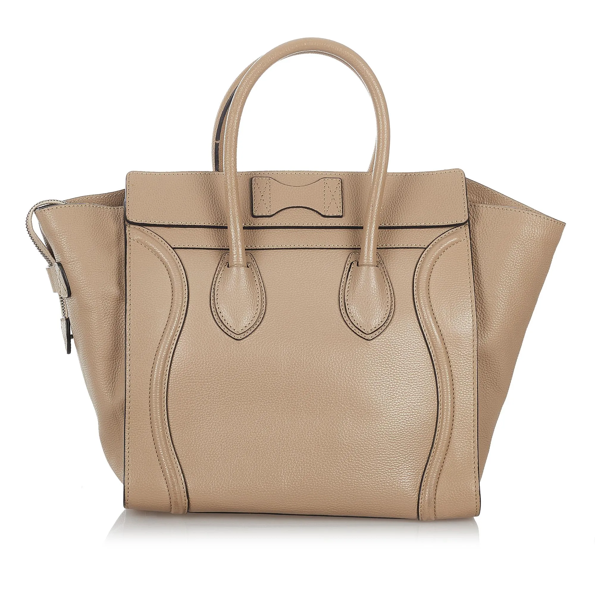 Celine Mini Luggage Leather Tote Bag (SHG-26808)