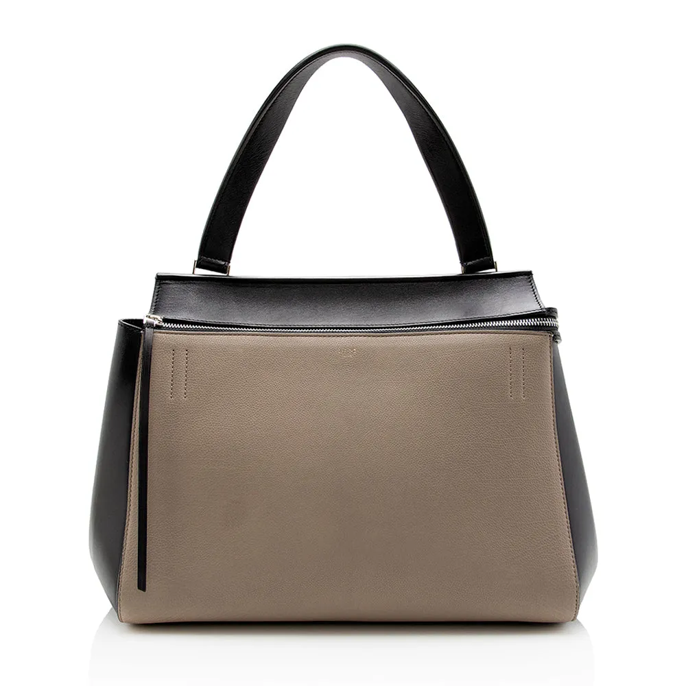 Celine Pebbled Leather Medium Edge Tote