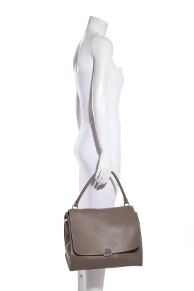 Celine Taupe Trapeze Color Block Handbag