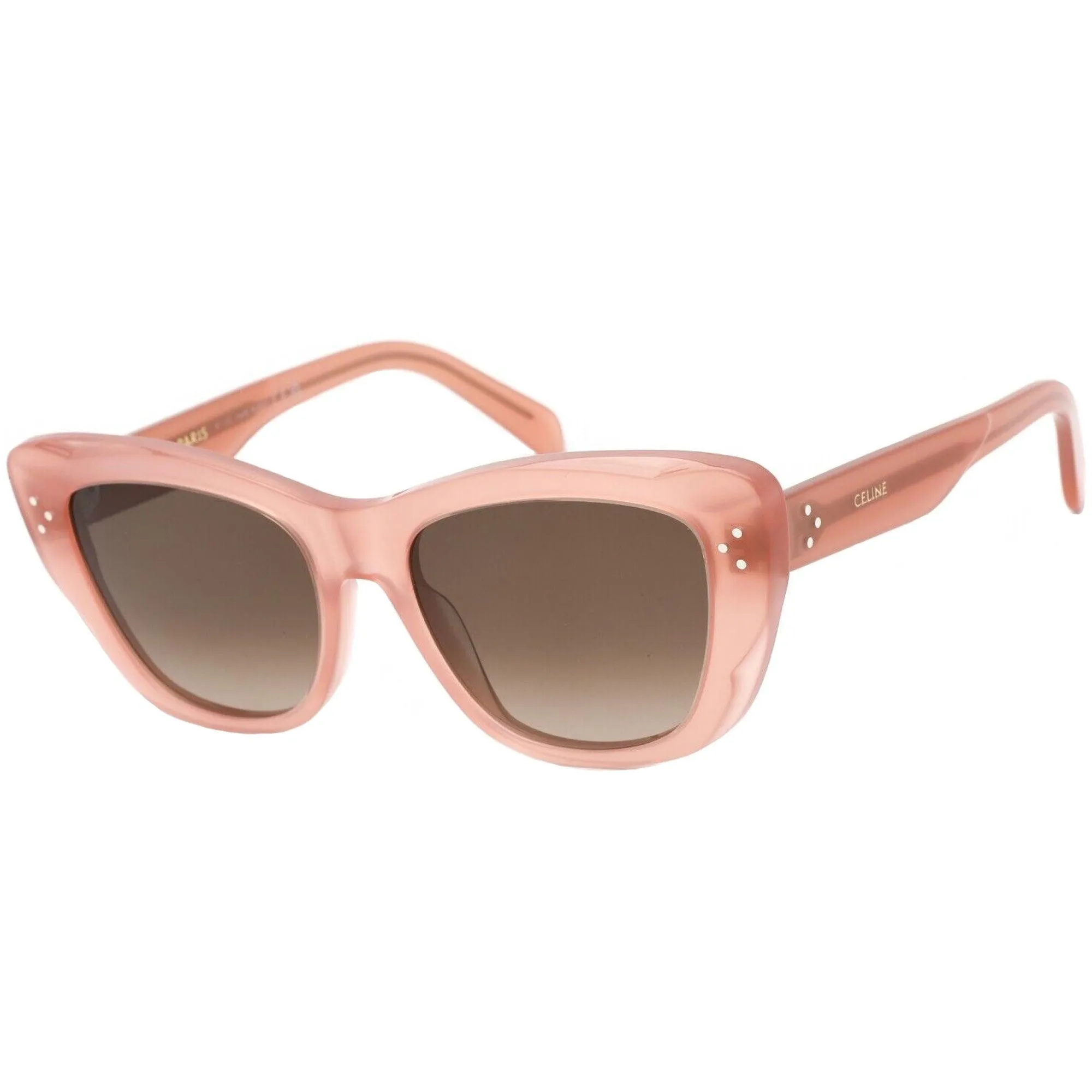 Celine Women's Sunglasses - Roviex Lens Pink Plastic Cat Eye Frame | CL40199I 74K