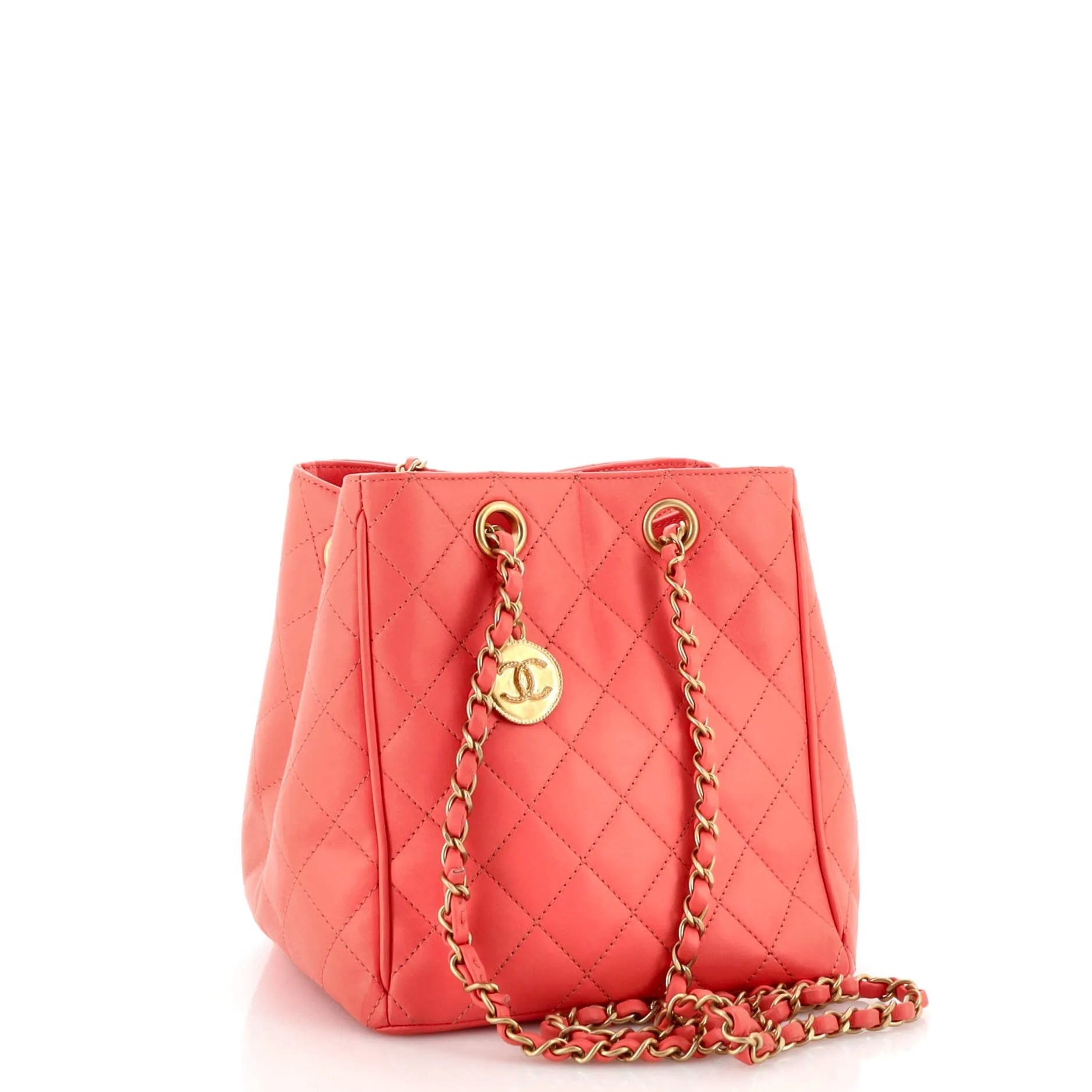 Chanel Medallion Charm Bucket Bag