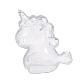 Clear Unicorn Party Treat Container