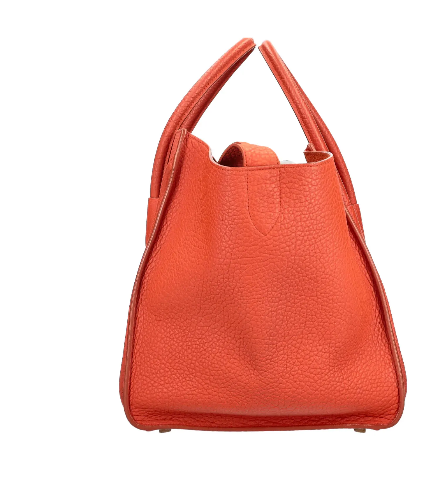 CÉLINE CALFSKIN PHANTOM LUGGAGE TOTE BURNT ORANGE