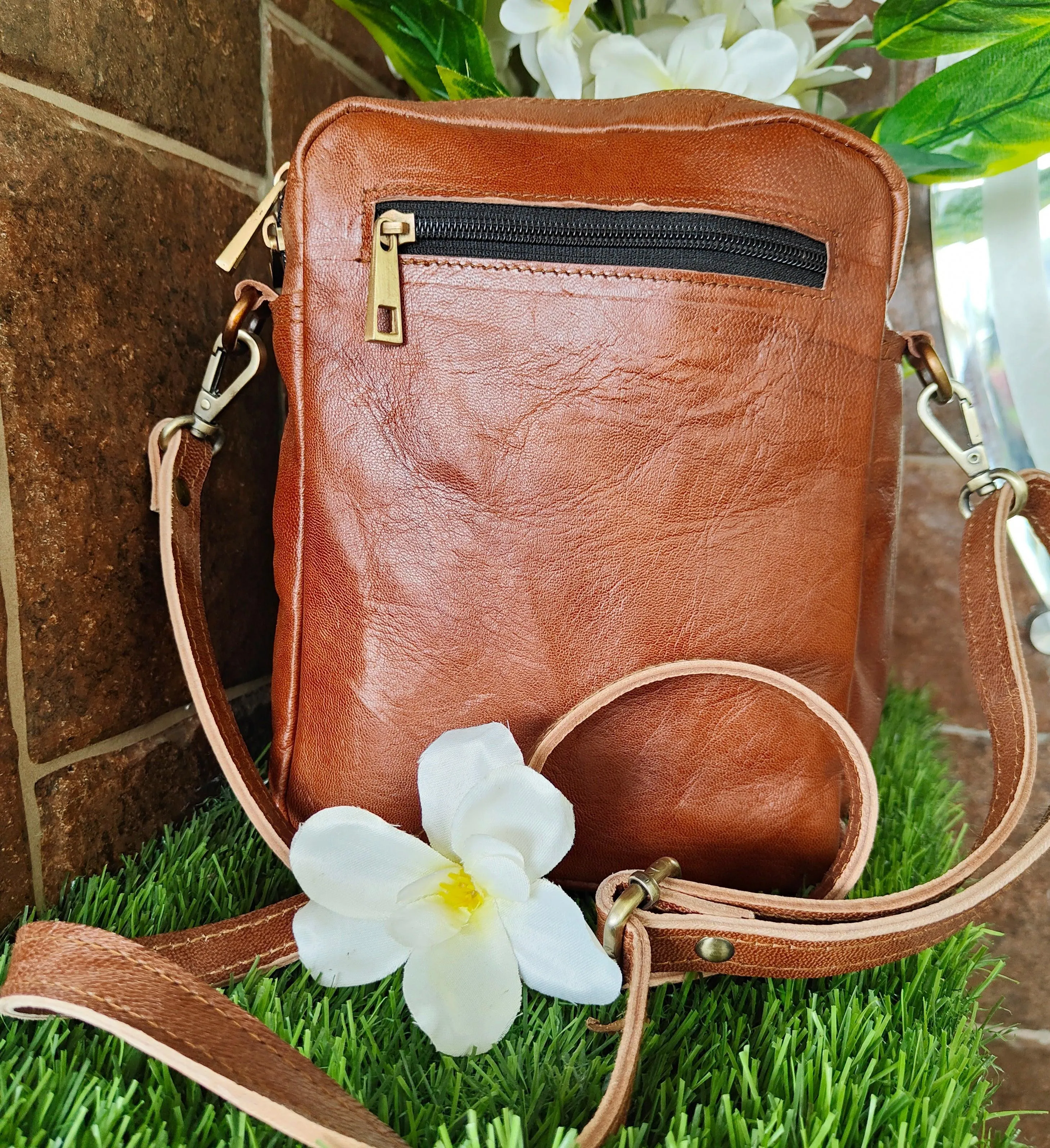 Combo Of 2 Leather Messenger Bag And Small Sling Bag