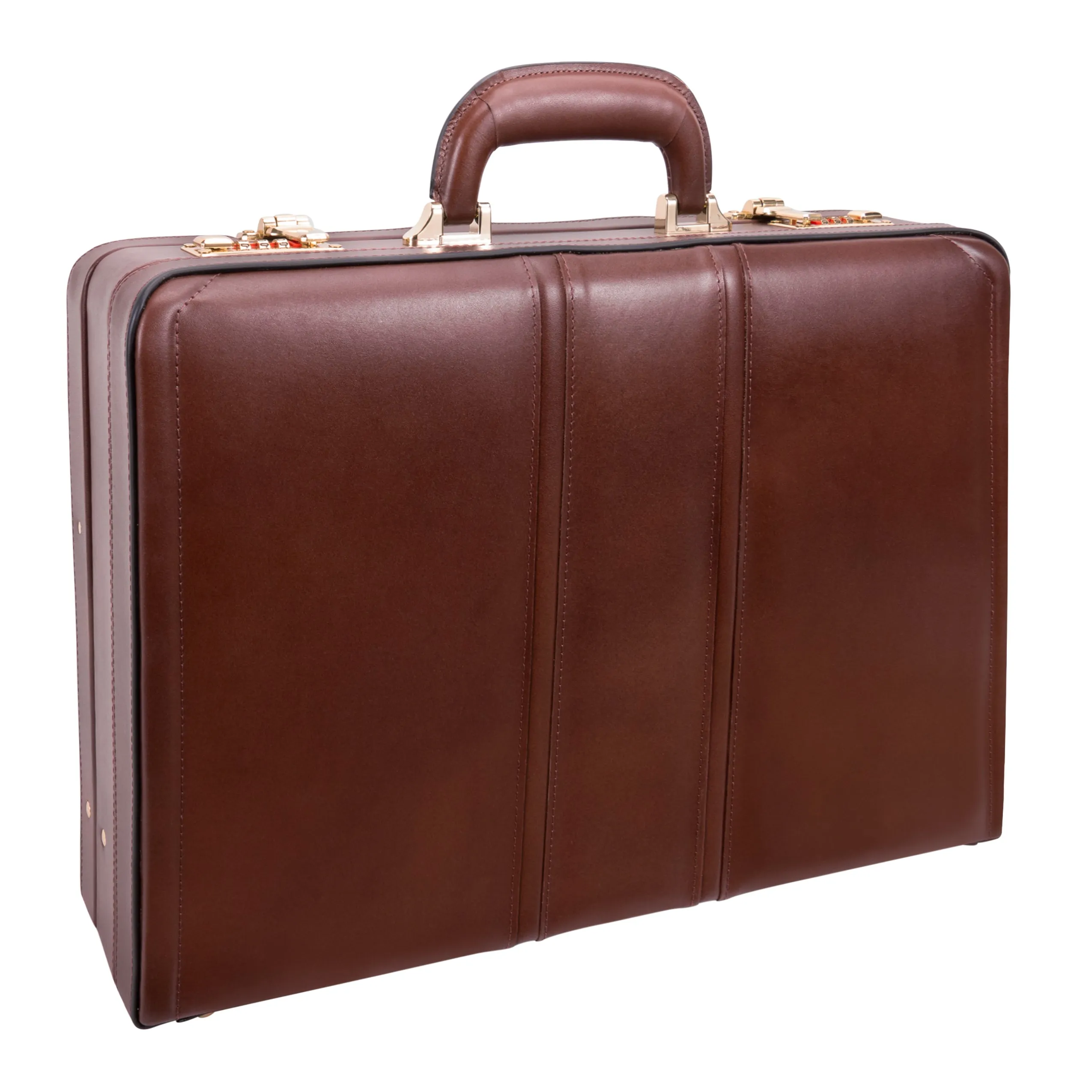 COUGHLIN | 5” Leather Expandable Attaché Briefcase