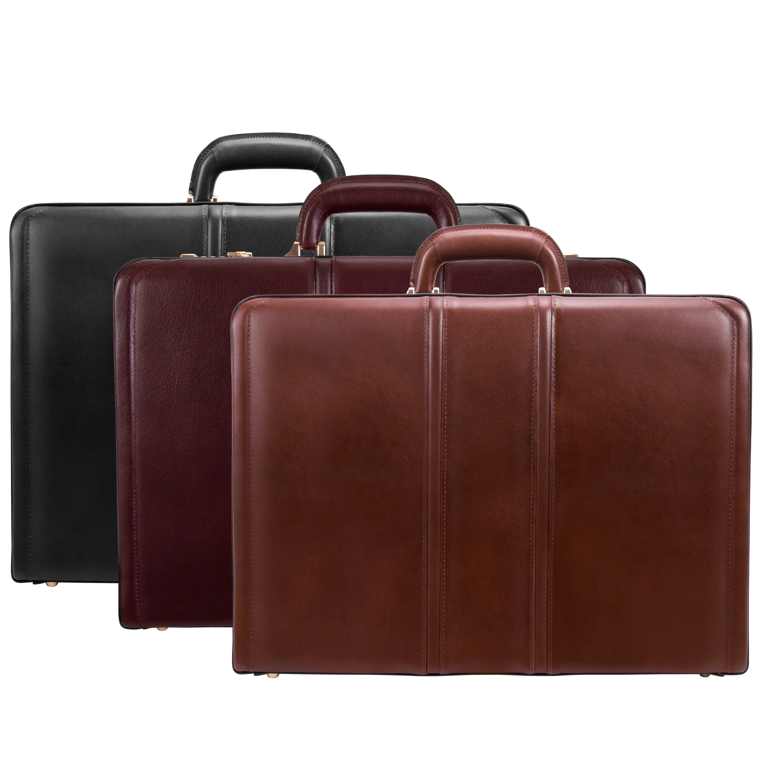 COUGHLIN | 5” Leather Expandable Attaché Briefcase