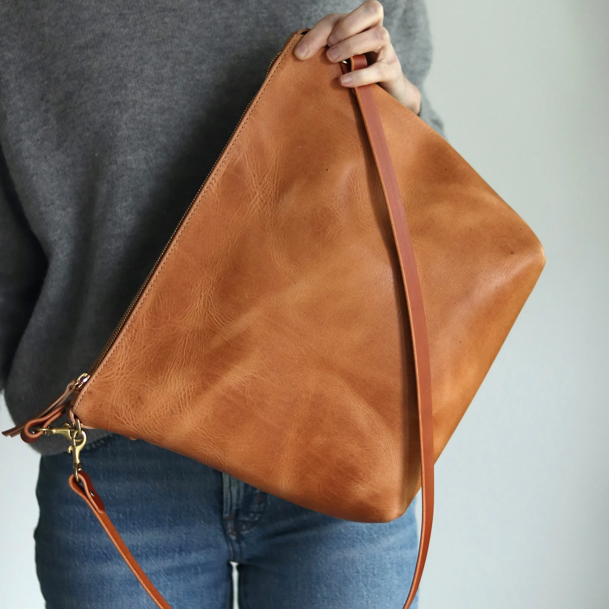 Custom Listing for Chelsia - Large Slouchy Hobo Crossbody - Honey Brown