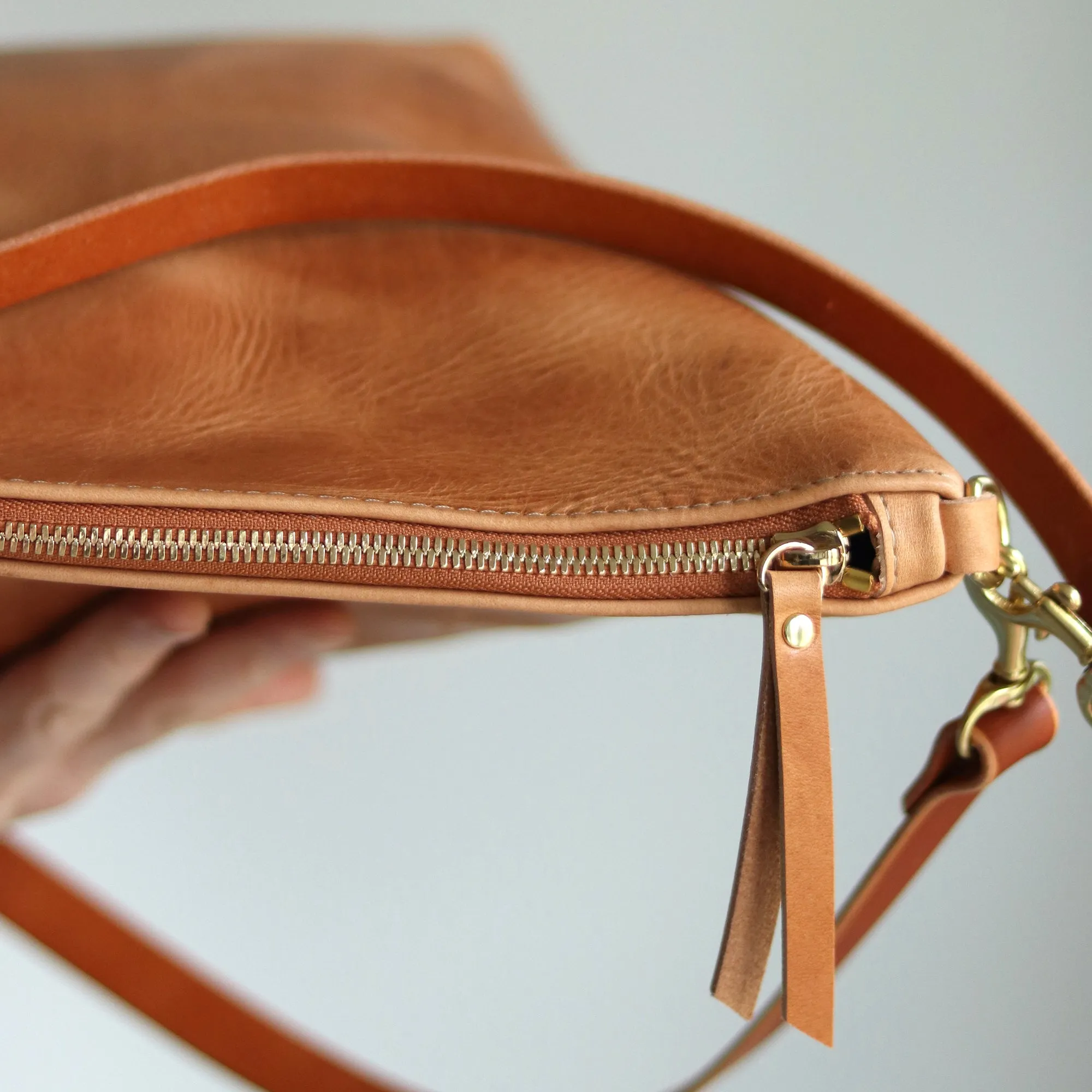 Custom Listing for Chelsia - Large Slouchy Hobo Crossbody - Honey Brown