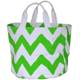 Dana Gibson Green Bargello Bucket Tote